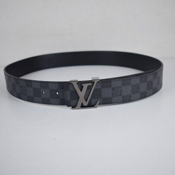 Louis Vuitton Damier Graphite LV Initiales Belt - Picture 1 of 10